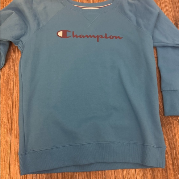 Champion Blue Crewneck Sweatshirt - Picture 4 of 7
